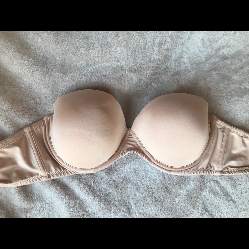 Strapless bra